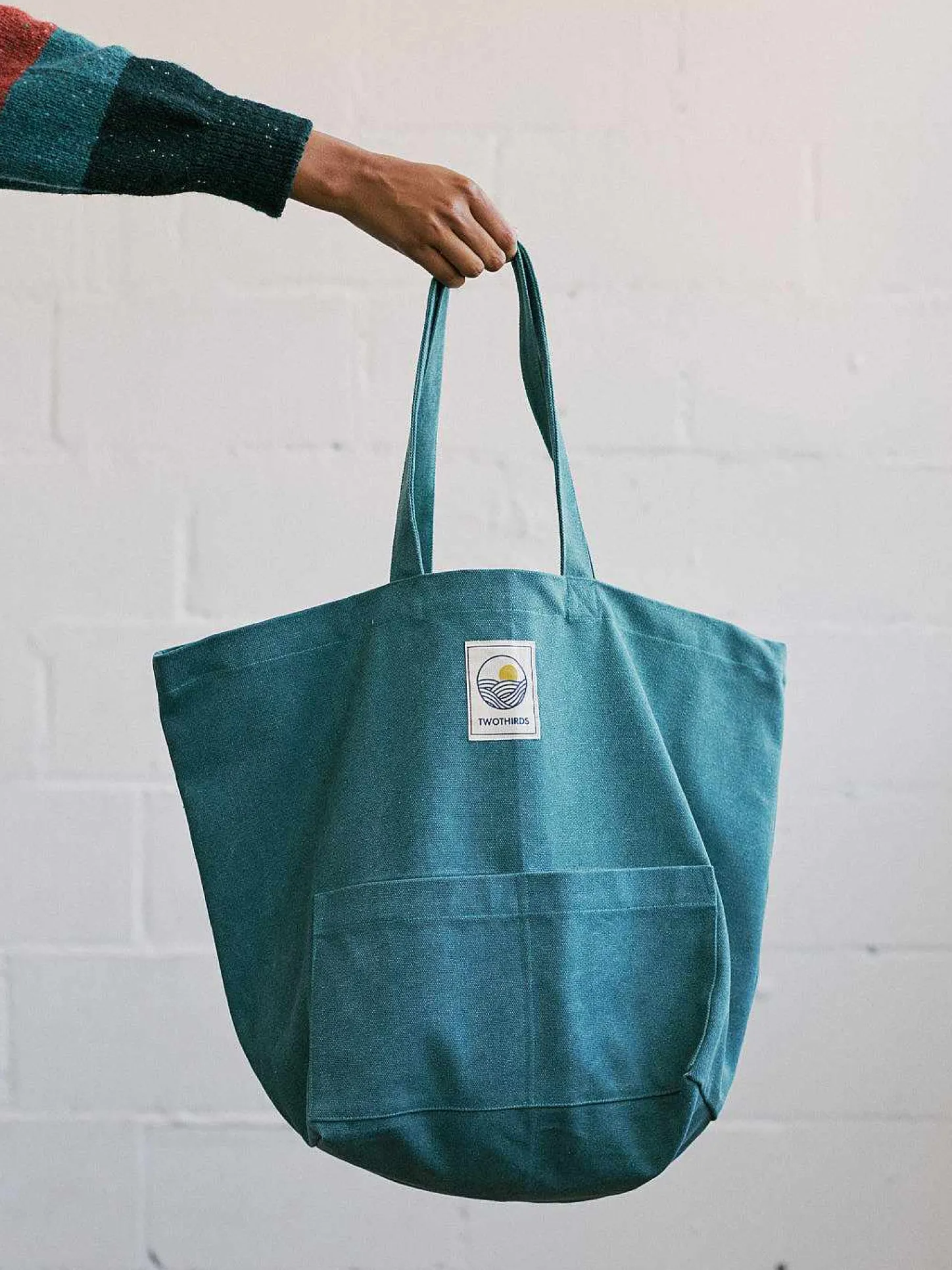 TWOTHIRDS Sac Fourre-Tout Basique Vert Canard New